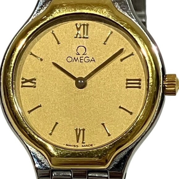 Omega De Ville 6103 433 Quartz Watch Women's Wristwatch - Picture 4 of 9